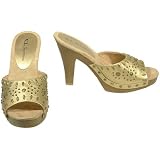CHINESE LAUNDRY Studded Sandals (Gold), WARREN-G by Chinese Laundry