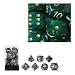 Chessex 27415 - Würfelset Scarab jade/gold, 7 verschiedene Würfel