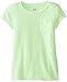 Soffe Girls 7-16 Heathered Jersey Pocket Tee