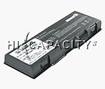Rectangualr shaped 6 cell battery with 9 slit-type contacts on the side.