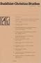 Buddhist-Christian Studies