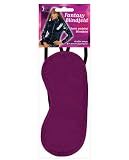 Satin blindfold 2 strap - burgundy