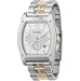 Fossil #FS4252 Men's Silver Dial - Two Tone Chronograph Watch