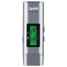 ZyXEL AG-225H V2 802.11a/b/g Wifi Hotspot/\network Finder with back lit LCD screen + Wireless a/b/g Client and Access Point software Feature