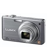 Panasonic Lumix DMC-FS33EG-S – Appareil photo numérique – compact – 14.1 Mpix – zoom optique : 8 x – mémoire prise en charge : SD, SDXC, Carte mémoire SDHC – argenté