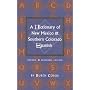 Dictionary of New Mexico and Southern Colorado: Spanish
