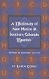 Dictionary of New Mexico and Southern Colorado: Spanish