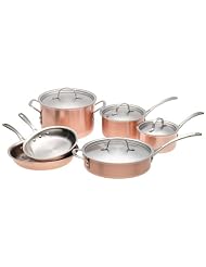 Calphalon Tri-Ply Copper 10-Piece Cookware Set by 
