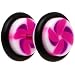 0 Gauge Pink Purple Pinwheel Cheater Plug