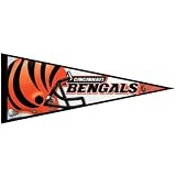 Cincinnati Bengals - Helmet 12X30 Pennant, NFL Pro Football