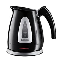 Severin WK 3314 Wasserkocher, schwarz-silber / 1,7 Liter Inhalt / 3000 W