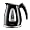 Severin WK 3314 Wasserkocher, schwarz-silber / 1,7 Liter Inhalt / 3000 W