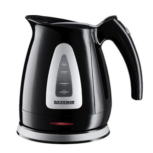 Childrens Toyshop  Küche & Haushalt : Severin WK 3314 Wasserkocher 1,7 ltr.Schwarz/silber