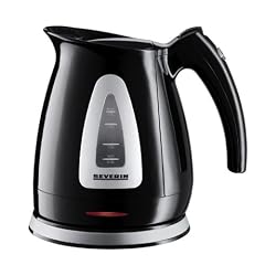 Severin WK 3314 Wasserkocher, schwarz-silber / 1,7 Liter Inhalt / 3000 W