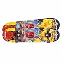 POWER RANGERS JUNGLE FURY COLOURFUL AND LARGE SKATEBOARD