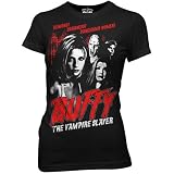 Buffy the Vampire Slayer Retro Style Poster Juniors Girly T-Shirt