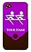 Personalized Case/Cover for iPhone 4/4S - ROWING CREW, ROW - Laser Engraved for Free