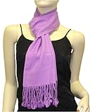 IMAGE OF Pashmina/Silk Scarf Lavender