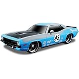 Maisto R/C 1:24 Scale 1970 Plymouth HEMI Cuda Radio Control Vehicle (Colors May Vary)