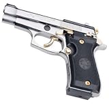Product details for 9mm M85 Blank Firing Gun Silver/ Gold