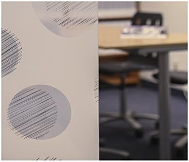 Geo Window Films (LV-PEB5078) White Pebbles 50" x 78" Decorative Window Film