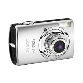 Canon - Ixus 860IS - Appareil photo num�rique - DIGIC III - 8 Mpix - stabilis� - Argent