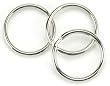 Nickel -Split Key Ring 1"