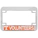 Tennessee Volunteers Hologram Chrome Motorcycle License Plate Frame