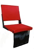 PolarHeat Wooden Frame Stadium Seat (Red)