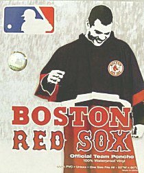 Boston Red Sox Official team Poncho