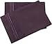 Mezzati Brushed Microfiber Premium Pillowcases Set - Ultra Soft and Lightweight for Ultimate Sleep Comfort, Wrinkle Free and Color Fade Resistant (Purple Set of 2 Standard Size Pillow Cases)