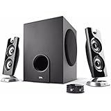 Cyber Acoustics 30 Watt Powered Speakers with Subwoofer for PC and Gaming Systems in Standard Packaging, (CA-3602a)