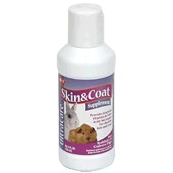 8in1 Guinea Pig/Rabbit Skin & Coat Supplement, 4-Ounce