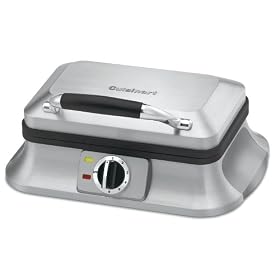 Cuisinart WAF 4B 4 Slice Belgian Waffle Iron  Brushed Stainless