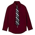 Boys' Cherokee&reg; Shirt And Tie Set - Deep Red