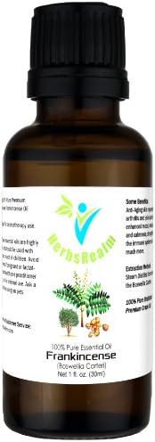 Frankincense Essential Oil (Boswellia Carteri) *30ml (1oz) Undiluted* 100% Pure Premium Therapeutic Grade - Excellent for Aromatherapy - Add to Massage Oil, Face Cream, Lotion, Soaps etc. Supports Anti-Aging and Rejuvenation of Skin, Joint and Muscle Pain Relief, Mood Enhancement, Nail Fungus Treatment, Immune System Support etc. Blends well with Myrrh and other oils. 100% Satisfaction Guaranteed.