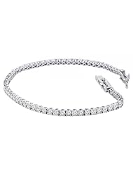 Classic Round Cut Diamond Tennis Bracelet 2.00 Carat 2.0mm
