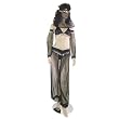 Belly Dancer - Womens Sexy 5-piece Belly Dance Costume Lingerie Outfit - Available in Black, Red, and Purple