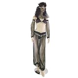 Belly Dancer - Womens Sexy 5-piece Belly Dance Costume Lingerie Outfit - Available in Black, Red, and Purple