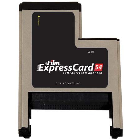 Delkin eFilm ExpressCard 54 CompactFlash Card Adapter