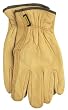 Stanley Hand Helpers Cowhide Leather Work Gloves - Large #5418-01