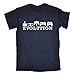EVOLUTION GAMING (XL - NAVY) T-SHIRT