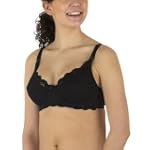 Gilligan & O'Malley Lace Underwire Nursing Bra - Ebony