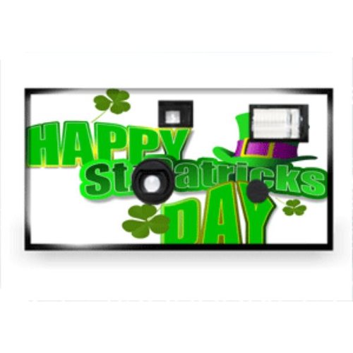 St.Patrick's Day Disposable Camera Case Pack 20