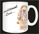 3D RED COCKER SPANIEL With Love Coffee Mug