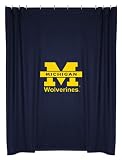 MICHIGAN WOLVERINES OFFICIAL TEAM JERSEY SHOWER CURTAIN