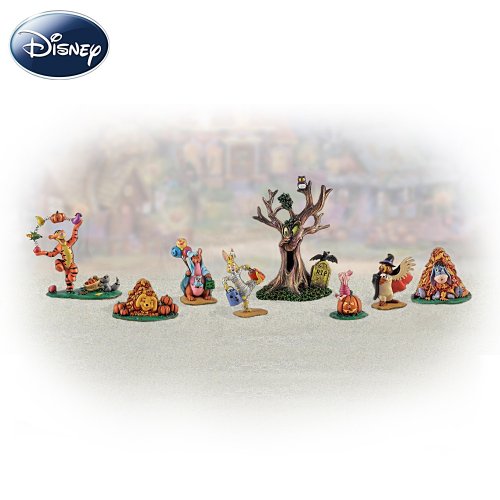 Pooh's Spooktacular Halloween Village Accessory Set by Hawthorne Village