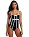 JAG Women's Jag Draw The Line Tank One Piece Swimsuit