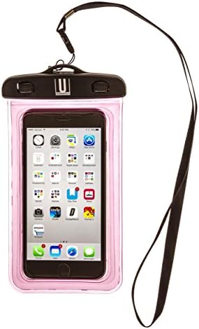 U Deserve Tech Waterproof iPhone 6 Case, Pink, Large Size