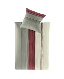 Irisette 8041_60 Lana Feinbiber Bettw&auml;sche 155 x 220 cm,  rot